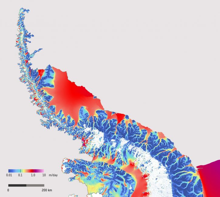 Antarctic Peninsula ice flow