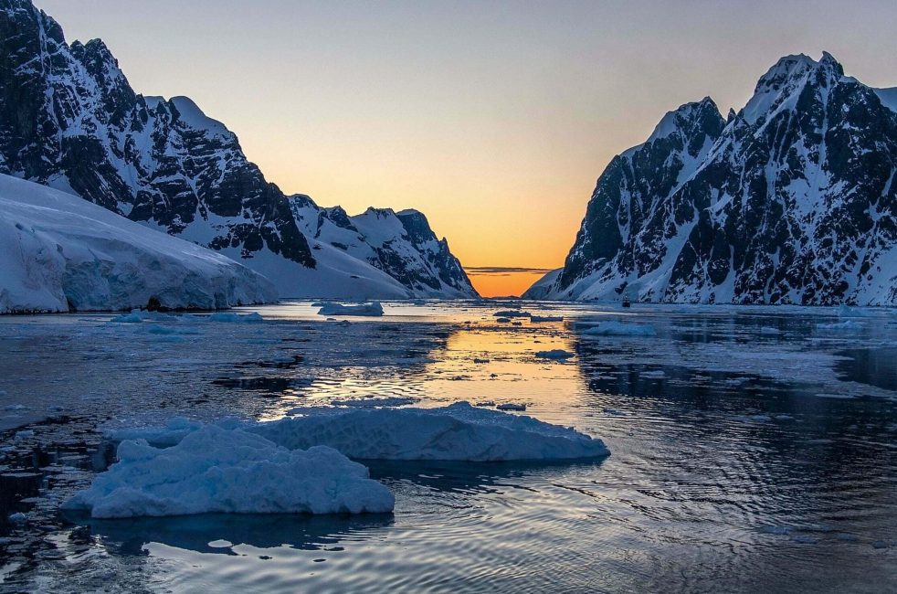 antarctic sunrise