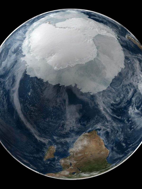Satellite image of Antarctica by NASA