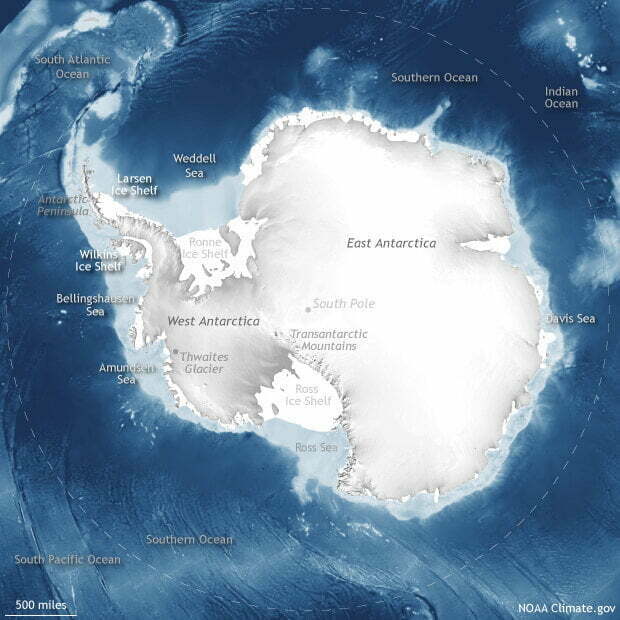 antarctic map