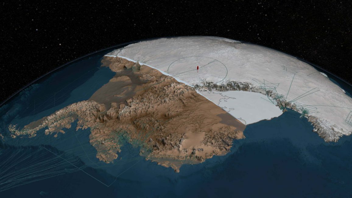 bedrock map of Antarctica