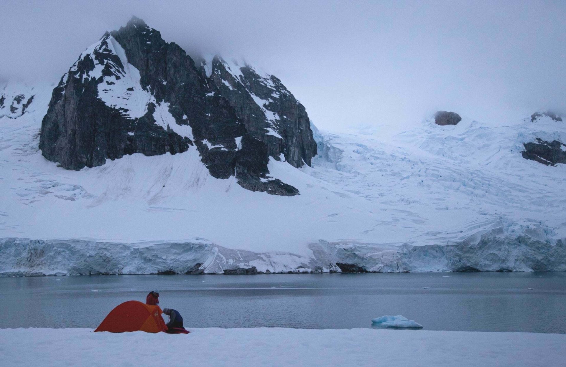 Antarctic camping