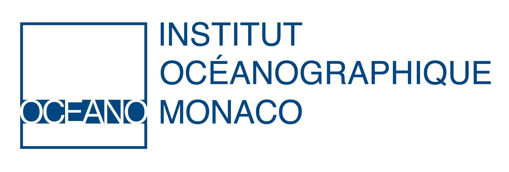 Updated OCEANO institut MONACO blue logo